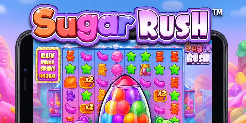 Sugar Rush slot gameplay banner